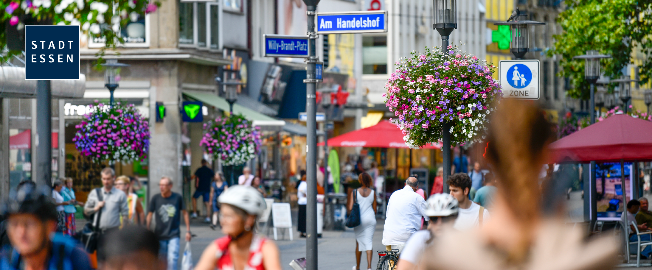 Fußgängerzone Stadt Essen